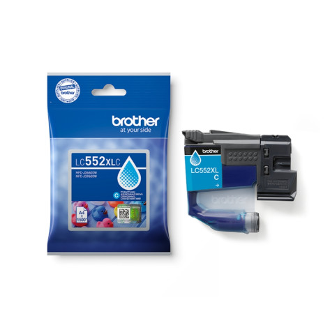Консуматив Brother LC-552 XL Cyan Ink Cartridge High Yield - LC552XLC