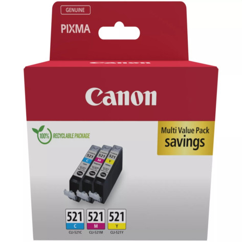 Мастилница Canon CLI-521 C - 2934B015AA