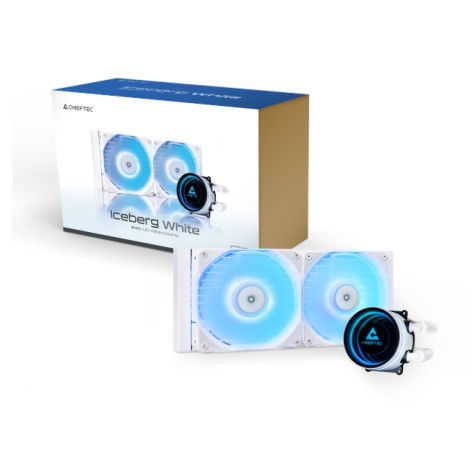 Вентилатор Chieftec Iceberg 240 RGB White - CLC-240-RGB-W