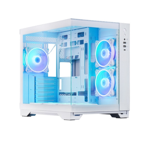 Кутия за компютър Chieftec Visio White - GM-30W-TG-OP