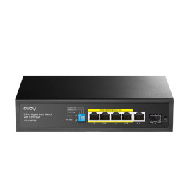 Комутатор Cudy GS1005PTS1 5-Port Gigabit PoE+ Switch with 1 SFP Port 120W5-Port 10 - GS1005PTS1
