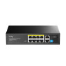 Комутатор Cudy GS1010P 8-Port Gigabit PoE+ Switch with 2 Gigabit Uplink Ports 120W8 RJ-45 10 - GS1010P