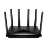Рутер Cudy WR11000 BE11000 2.5G Tri-Band Wi-Fi 7 Mesh Router 5764Mbps at 6GHz + 4320 Mbps at 5GHz + 688Mbps at 2.4GHz - WR11000