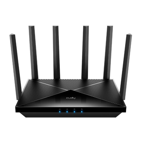 Рутер Cudy WR6500H BE6500 2.5G Wi-Fi 7 Router 5764Mbps at 5GHz + 688Mbps at 2.4GHz 4 x 10 - WR6500H