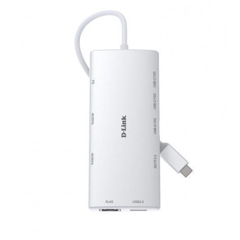 USB хъб D-Link 10-in-1 USB-C Hub - DUP-A01