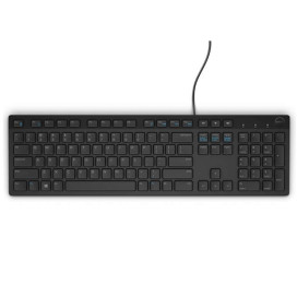 Клавиатура Dell KB216 Wired Multimedia Keyboard Black - 580-ADHK