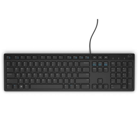Клавиатура Dell KB216 Wired Multimedia Keyboard Black - 580-ADHK
