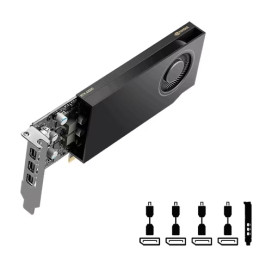 Видео карта Dell Nvidia RTX A1000 8GB GDDR6 - 490-BKQH
