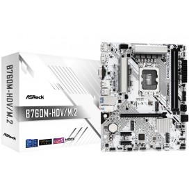Дънна платка Asrock B760M-HDV/M.2 - 90-MXBMJ0-A0UAYZ