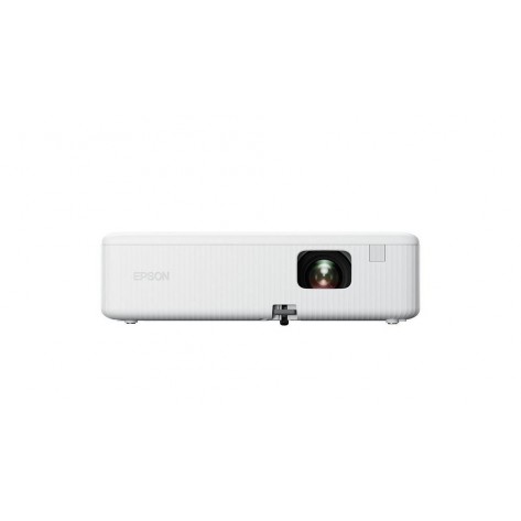 Мултимедиен проектор Epson CO-FH01, Full HD 1080p (1920 x 1080, 16:9), 3000 ANSI lumens, 16 000:1, WLAN (optional), USB 2.0, HDMI, Lamp warr: 6000h, Warr: 24 months, White - V11HA84040