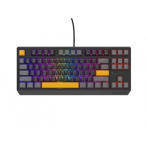 Клавиатура Genesis Gaming Keyboard Thor 230 TKL Anchor Gray Positive US RGB Mechanical Outemu Red - NKG-2081