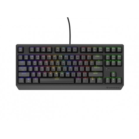 Клавиатура Genesis Gaming Keyboard Thor 230 TKL US RGB Mechanical Outemu Red Black Hot Swap - NKG-2077