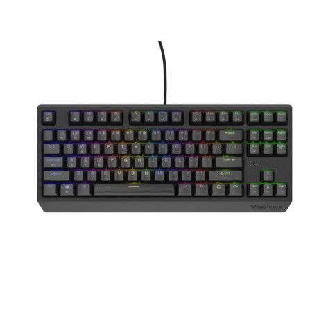 Клавиатура Genesis Gaming Keyboard Thor 230 TKL US RGB Mechanical Outemu Brown Black Hot Swap - NKG-2079