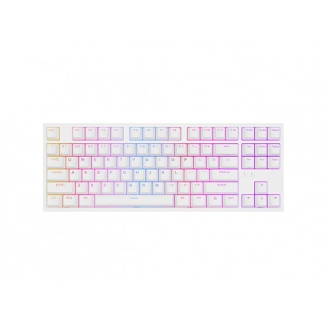 Клавиатура Genesis Gaming Keyboard Thor 404 TKL White RGB Backlight US Layout Yellow Switch - NKG-2070