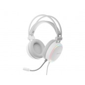 Слушалки Genesis Headset Neon 613 With Microphone RGB Illumination White - NSG-2093