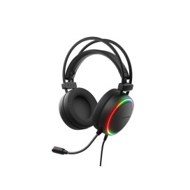 Genesis Headset Neon 614 With Microphone RGB Illumination Black USB