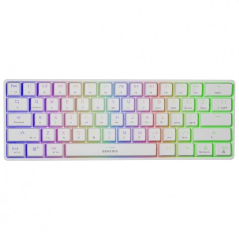 Клавиатура Genesis Mechanical Gaming Keyboard Thor 660 Wireless RGB Backlight White GATERON BROWN - NKG-1915