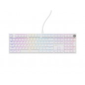 Клавиатура Genesis Mechanical Gaming Keyboard Thor 404 White RGB Backlight Gateron Yellow Pro - NKG-2299 Клавиатура Genesis Mechanical Gaming Keyboard Thor 404 White RGB Backlight Gateron Yellow Pro - NKG-2299