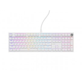Genesis Mechanical Gaming Keyboard Thor 404 White RGB Backlight Gateron Yellow Pro