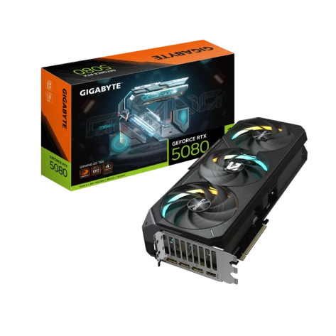 Видео карта Gigabyte GeForce RTX 5080 16GB GDDR7 Gaming OC - GV-N5080GAMING.OC-16GD
