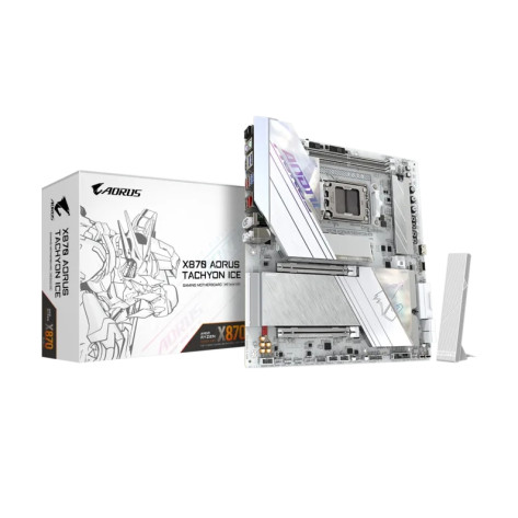 Дънна платка Gigabyte X870 Aorus Tachyon Ice - X870.A.TACHYON.ICE