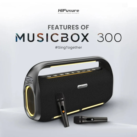 Тонколони HiFuture MusicBox300 Black - 6972576181824