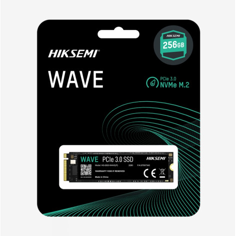 Твърд диск Hiksemi 256GB M.2 2280 3D NAND PCIe 3.0 NVMe - HS-SSD-WAVE(P)-256G