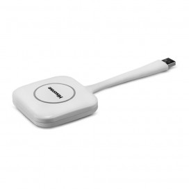 Hisense Wireless screen transmission dongle connects to the USB - Type-A port of a device and transmits the on-screen content to the Digital Whiteboard