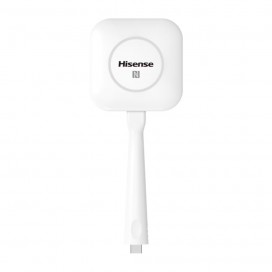 Hisense Wireless screen transmission dongle connects to the USB - Type-C port of a device and transmits the on-screen content to the Digital Whiteboard