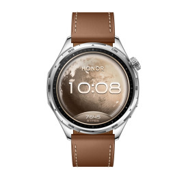 Honor Watch 6 Standard BT 32MB+4GB Twilight Brown Brown Leather Strap EU Version