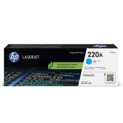 Тонер касета HP 220A Cyan Original LaserJet Toner Cartridge - W2201A