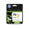 Мастилница HP 712 Yellow Ink Cartridge 3-Pack - 3ED79A