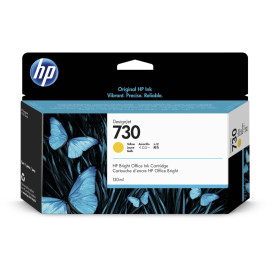 HP 730 130-ml Yellow Ink Cartridge - P2V64A