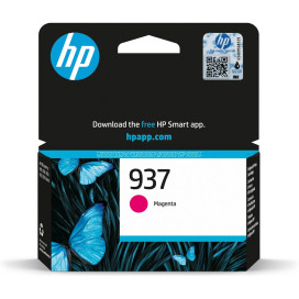 HP 937 Magenta Original Ink Cartridge - 4S6W3NE