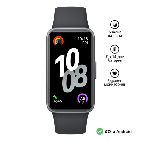 Фитнес гривна Huawei Band 10 Nora-B19F Black - 6942103149047