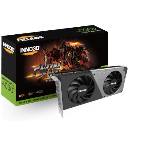 Видео карта Inno3D GeForce RTX 4060 Ti Twin X2 - N406T2-08D6-171153N