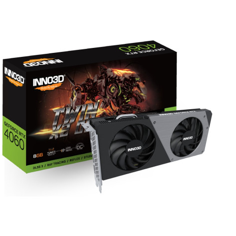 Видео карта Inno3D GeForce RTX 4060 Twin X2 OC - N40602-08D6X-173051N