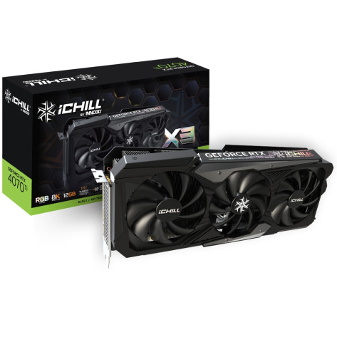 Видео карта Inno3D GeForce RTX 4070 Ti 12GB GDDR6 iChill X3 - C407T3-126XX-186148H