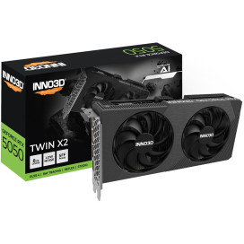 Видео карта Inno3D GeForce RTX 5050 8GB GDDR7 Twin X2 - N50502-08D6-174071N