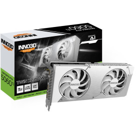 Видео карта Inno3D GeForce RTX 5060 Ti 16GB GDDR7 Twin X2 OC White - N506T2-16D7X-191073W