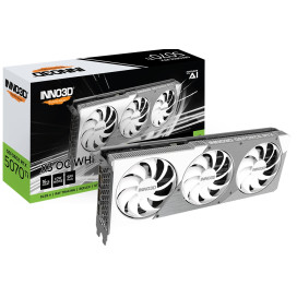 Видео карта Inno3D GeForce RTX 5070 Ti 16GB GDDR7 X3 OC White - N507T3-16D7X-176068W