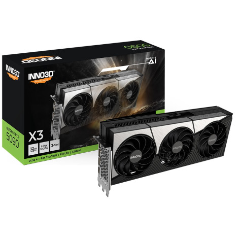 Видео карта Inno3D GeForce RTX 5090 32GB GDDR7 X3 - N50903-32D7-17593928