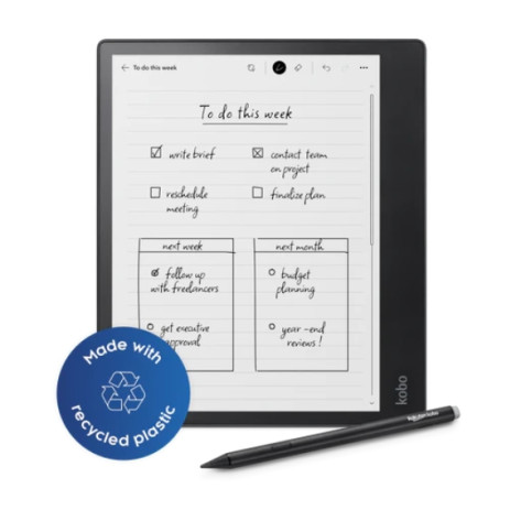 Четец за Е-книги Kobo Elipsa 2E-Book Reader Pack - N605-KU-BK-K-BU