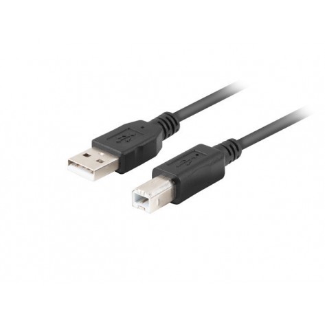 Кабел Lanberg Cable USB-A - CA-USBA-15CU-0018-BK