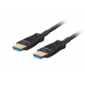 Кабел Lanberg HDMI M - CA-HDMI-30FB-0300-BK