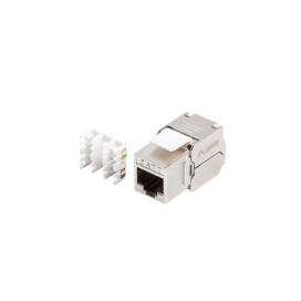 Конектор Lanberg keystone module toolless rj45 CAT.7 ftp 180° - KSF7-2000