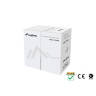 Кабел Lanberg LAN cable CAT.5e utp 305m solid cu black fluke - LCU5-12CU-0305-BK
