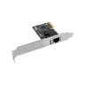 Мрежова карта Lanberg network interface card PCI-express gigabit ethernet RTL8111C low profile - PCE-1GB-201