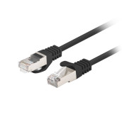 Кабел Lanberg patch cord CAT.6 FTP 0.25m - PCF6-20CC-0025-BK