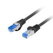 Кабел Lanberg patch cord CAT.6A FTP LSZH CCA 2m Fluke Passed - PCF6A-10CC-0200-BK